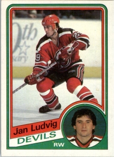 Hokejová karta Jan Ludvig Topps 1984-85 řadová č. 88