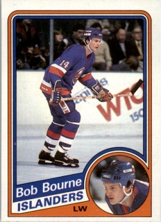 Hokejová karta Bob Bourne Topps 1984-85 řadová č. 92