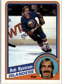 Hokejová karta Bob Nystrom Topps 1984-85 řadová č. 98