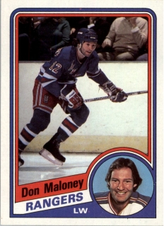Hokejová karta Don Maloney Topps 1984-85 řadová č. 109