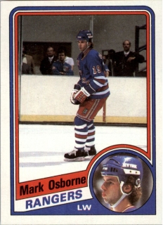 Hokejová karta Mark Osborne Topps 1984-85 řadová č. 110