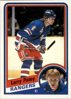 Hokejová karta Larry Patey Topps 1984-85 řadová č. 111