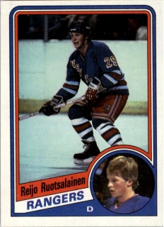 Hokejová karta Reijo Ruotsalainen Topps 1984-85 řadová č. 115