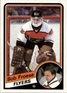 Hokejová karta Bob Froese Topps 1984-85 řadová č. 117