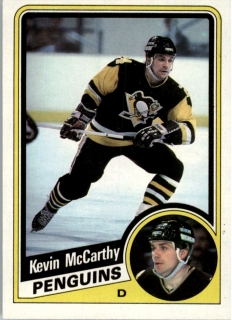 Hokejová karta Kevin McCarthy Topps 1984-85 řadová č. 126