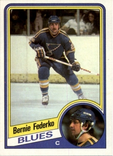 Hokejová karta Bernie Federko Topps 1984-85 řadová č. 131