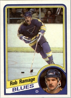 Hokejová karta Rob Ramage Topps 1984-85 řadová č. 134