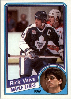 Hokejová karta Rick Vaive Topps 1984-85 řadová č. 138