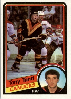 Hokejová karta Tony Tanti Topps 1984-85 řadová č. 141