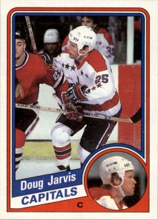 Hokejová karta Doug Jarvis Topps 1984-85 řadová č. 145