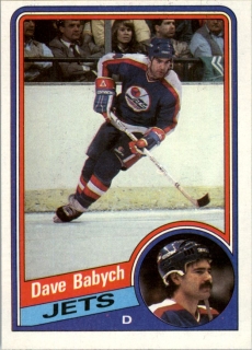 Hokejová karta Dave Babych Topps 1984-85 řadová č. 150