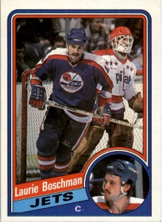 Hokejová karta Laurie Boschman Topps 1984-85 řadová č. 151