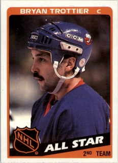 Hokejová karta Bryan Trottier Topps 1984-85 All-Star č. 160