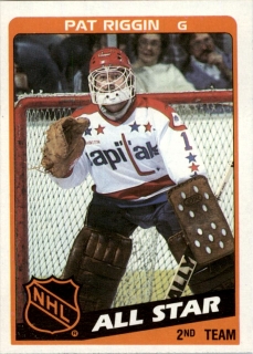 Hokejová karta Pat Riggin Topps 1984-85 All-Star č. 164