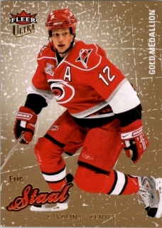 Hokejová karta Eric Staal Fleer Ultra 2008-09 Gold Medallion č. 21