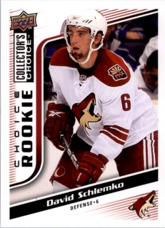 Hokejová karta David Schlemko UD Collector's Choice 09-10 Rookie č. 282