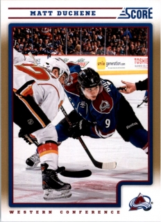 Hokejová karta Matt Duchene Panini Score 2012-13 Gold Paralel č. 134