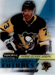 Hokejová karta Pierre-Olivier Joseph UD Synergy 2020-21 Exceptional Futures /449