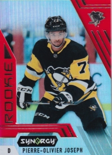 Hokejová karta Pierre-Olivier Joseph UD Synergy 2020-21 Rookie Red Bounty č. 114