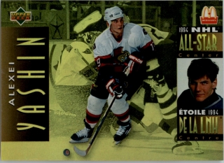 Hokejová karta Alexei Yashin UD 1994-95 All-Star č. McD-03