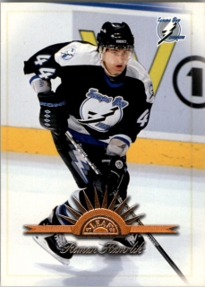 Hokejová karta Roman Hamrlík Donruss Leaf 1997-98 řadová č. 76