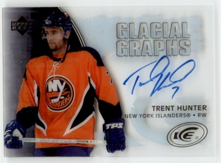 Hokejová karta Trent Hunter UD Ice 2005-06 glacial Graphs č. GG-TH