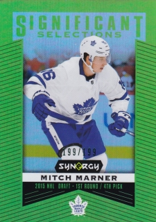 Hokejová karta Mitch Marner Synergy 2018-19 Significant Selections Green /199