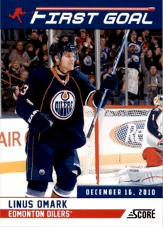 Hokejová karta Linus Omark Panini Score 20011-12 First Goal č. 11