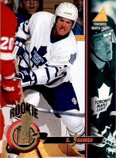 Hokejová karta Kenny Jonsson Pinnacle 1994-95 Rookie č. 264