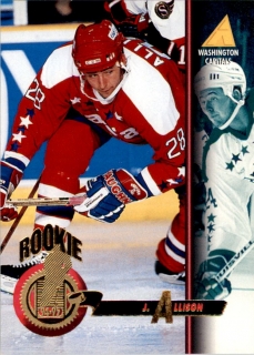 Hokejová karta Jason Allison Pinnacle 1994-95 Rookie č. 247