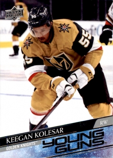 Hokejová karta Keegan Kolesar UD S2 2020-21 Young Guns č. 477