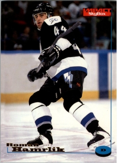 Hokejová karta Roman Hamrlík Fleer SkyBox 1996-97 řadová č. 122