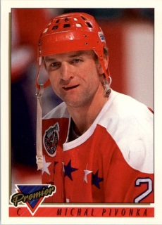 Hokejová karta Michal Pivoňka Topps Premier 1993-94 řadová č. 360