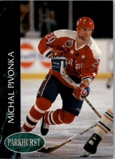 Hokejová karta Michal Pivoňka Parkhurst 1992-93 řadová č. 432