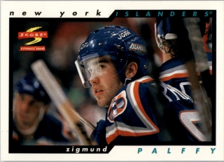 Hokejová karta Zigmund Pálffy Pinnacle Score 1996-97 řadová č. 120