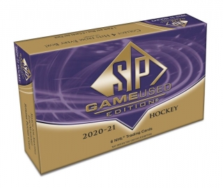Box hokejových karet 2020-21 UD SP Game Used Hobby Box