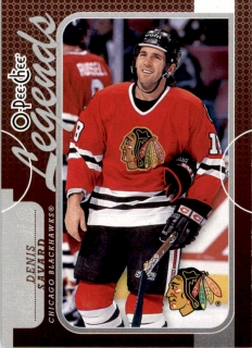 Hokejová karta Denis Savard OPC 2008-09 Legends č. 592