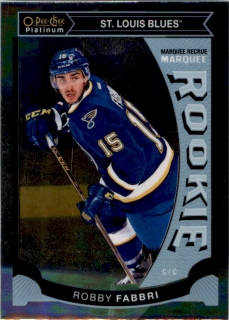 Hokejová karta Robby Fabbri OPC Platinum 2015-16 Marquee Rookie č. M26