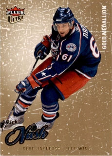 Hokejová karta Rick Nash Fleer Ultra 2008-09 Gold Medaillon č. 136