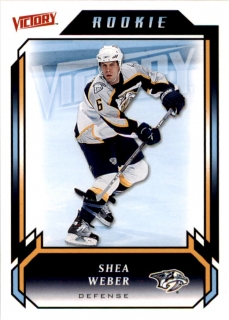 Hokejová karta Shea Weber UD Victory 2006-07 Rookie č. 215