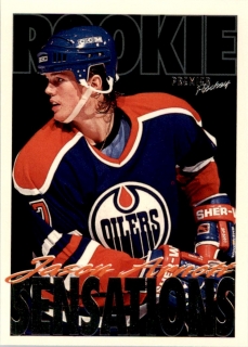 Hokejová karta Jason Arnott Topps Premier 1994-95 Rookie Sensation č. 193