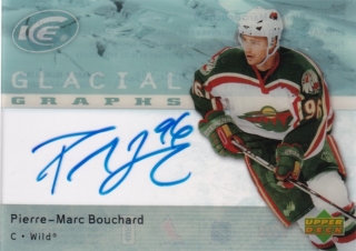 Hokejová karta Pierre-Marc Bouchard UD Ice 2007-08 Glacial Graphs č. GG-PI