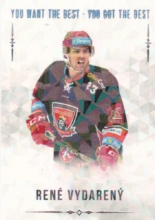 Hokejová karta René Vydarený OFS 2018 YWB YGB Silver x/22