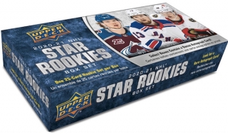 Box hokejových karet 2020-21 UD Rookie Hobby Box Hockey Set