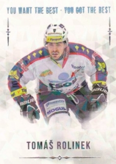 Hokejová karta Tomáš Rolinek OFS 2018 YWB YGB Silver x/22
