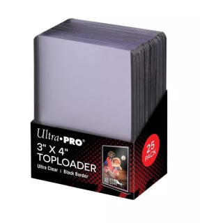 Toploader Ultra Pro 35pt (25 ks) - Black Border