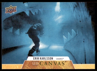 Hokejová karta Erik Karlsson UD Series 1 2020-21 UD Canvas č. C66