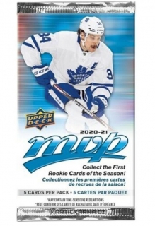 Balíček hokejových karet UD MVP 2020-21 Retail Box