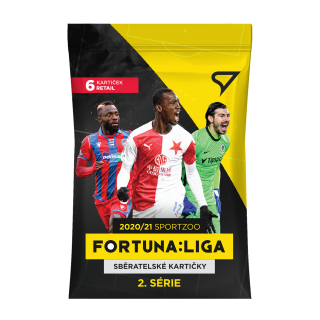 Balíček fotbalových karet Fortuna:Liga 2020-21 Série 2 Retail