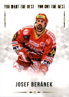 Hokejová karta Josef Beránek OFS 2018 YWB YGB řadová karta č. 26